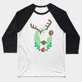 Christmas llama Baseball T-Shirt